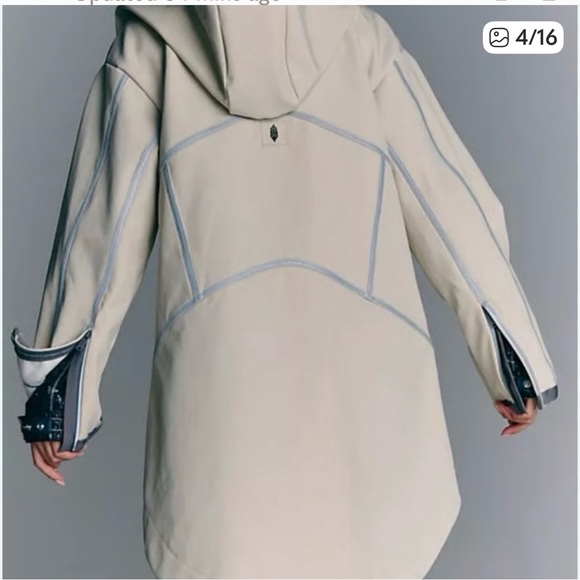 FP Movement by FREE PEOPLE:Moon Magic Fleece Lined Rain Coat ☔️ NWT - Picture 4 of 16